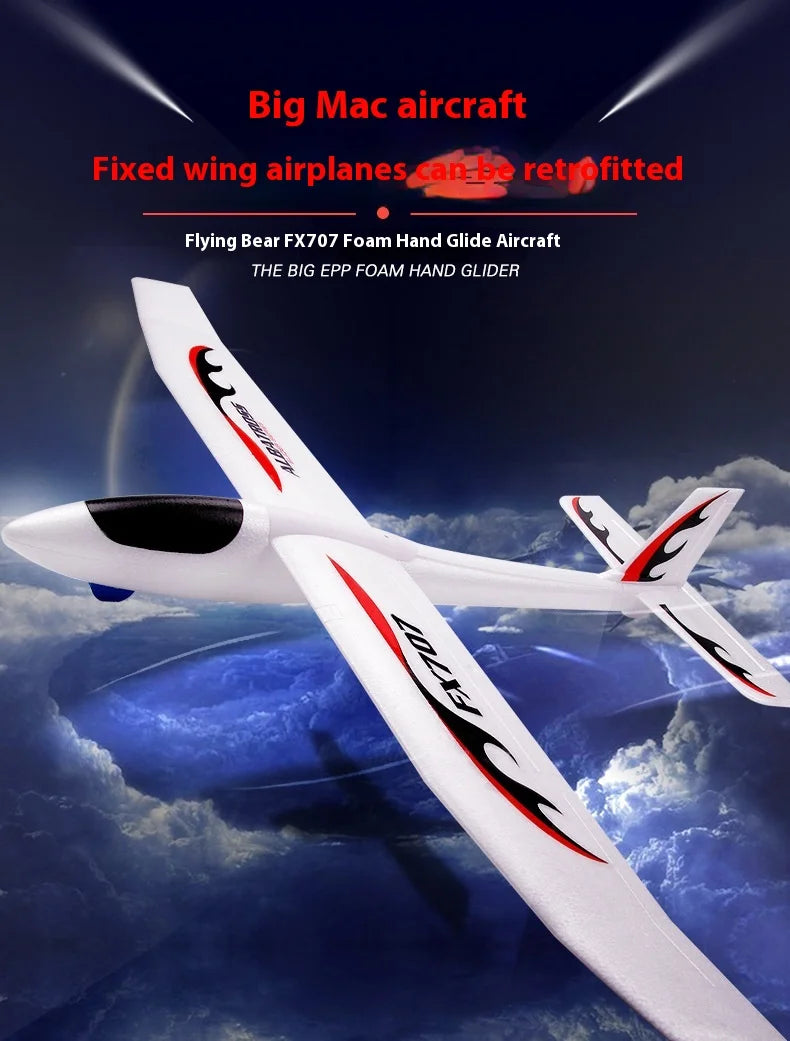 FX707S Aircraft Upgraded and Enlarged Version of Large-Scale EPP Foam Hand-Thrown Aircraft Model