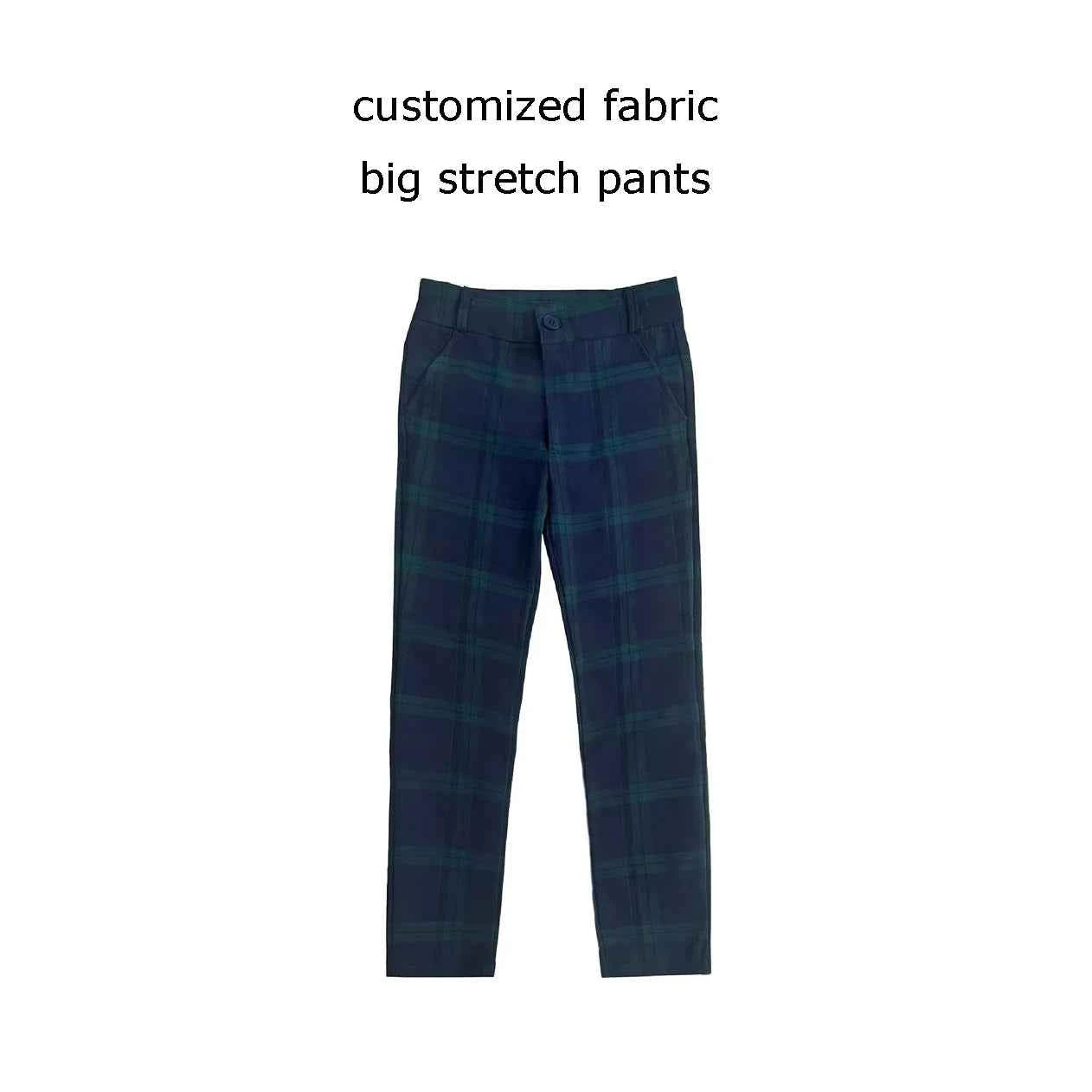 AS Navy Collection AW25 Girls Plaid Dress Two Color Patchwork Sweater Baby Romper Boys Blazer Pants Family Matching Clothing