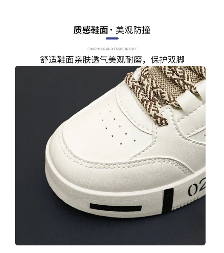 Kids Fashion Sports Shoes Boys High Top Board Shoes Leisure Breathable Outdoor Children Running Sneakers boys Child Casual Shoes