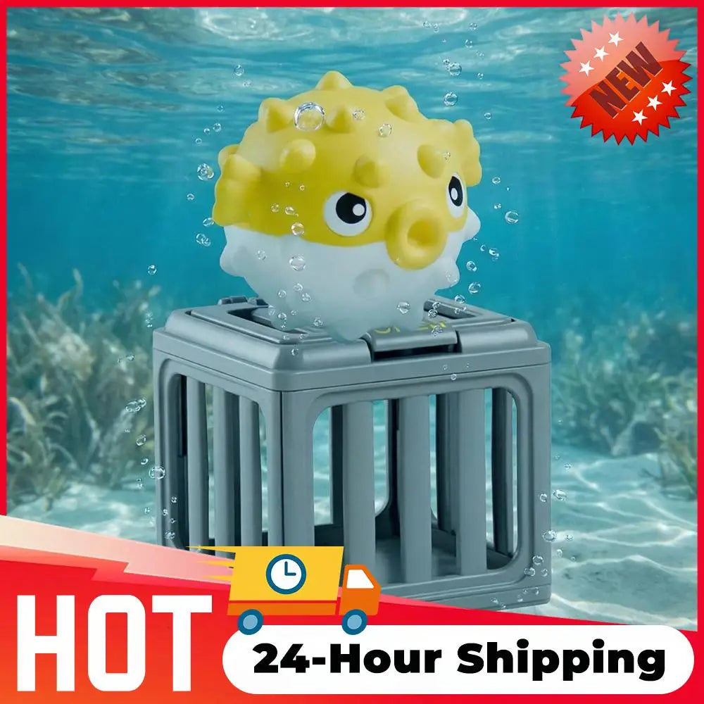 Kids Pool Diving Toys with Fish Box Floating Animals Water Swimming Dive Pool Game for Boys Girls Fun Outdoor Beach Party Gift