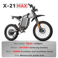 EKX X21 Max Electric Motorcycle EBIKE 3000W Brushless Gearless Motor, 60V 30Ah Battery, 85km/h, Adult Off-Road Ebike