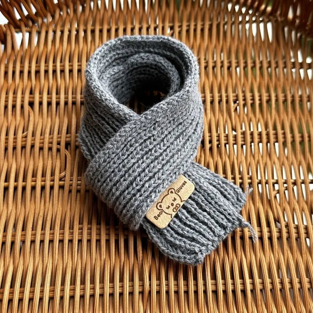 Fashion Doll Christmas Scarf Knitted Multi-colors Little Bear Scarves Casual Wear DIY Kids Gift Toys for 20cm Cotton Dolls