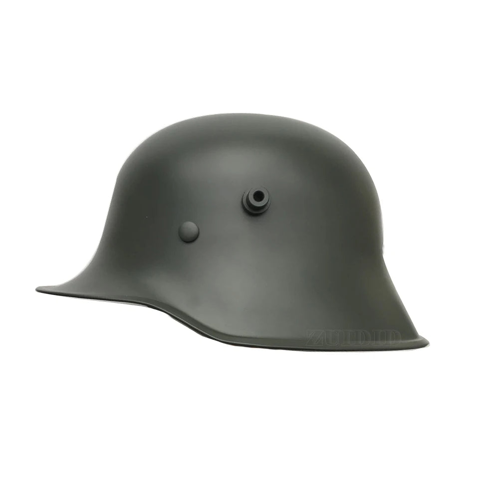 WW1 German M18 Steel Helmet Motor Bike Safety Combat World War 1 Repro Elite M1916 Stahlhelm For Collection