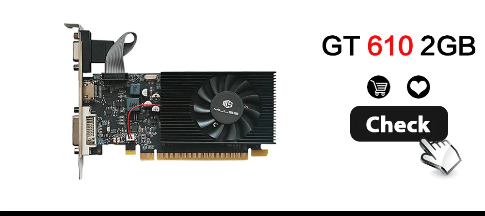 MLLSE GT730 4GB GT740 4GB Graphics Card GDDR3 128Bit DVI VGA PCI-E 3.0 Geforce GPU Gt 730 Gaming Video Card Placa De Video