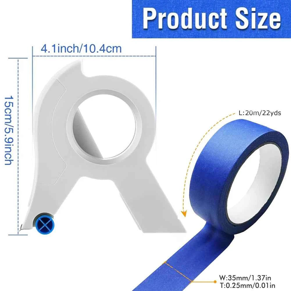 Painter Masking Tape Applicator Machine Tape to Repair and Beautify Cracks in Tiles Adhesive Tape with Tape Cutting Tool
