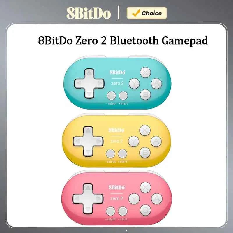 8BitDo Zero 2 Bluetooth Gamepad Mini Controller Compatible for Nintendo Switch PC Windows Android macOS