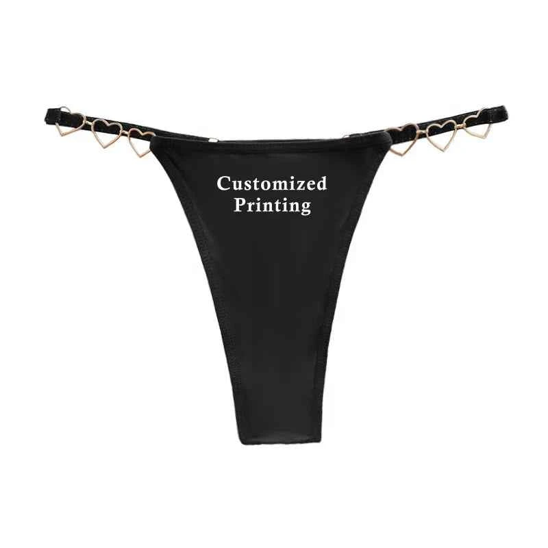Custom Panties Personalized With Your Words Customized Printed Womens Underwear Love Decoration Cotton Crotch Girlfriend Gift