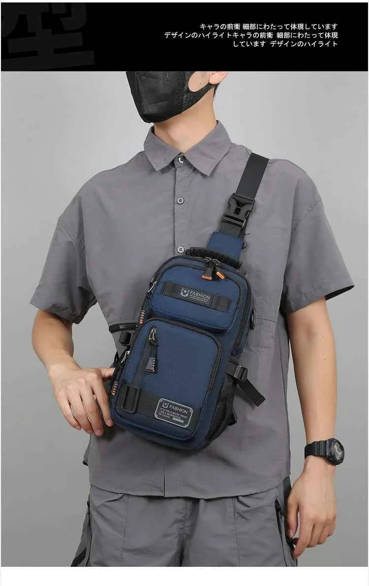 Fashion Men's Waist Packs Chest Bag High Quality Oxford Crossbody Bags For Men Fashion Casual Men Bag Handbag Male Chest Pack