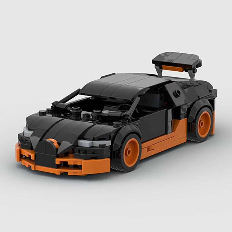 MOC Car Speed RX7 AE86 Chiron R8 Creative Racing Vehicle Model Building Block Super Race brick City Rally Sport Toy Technical