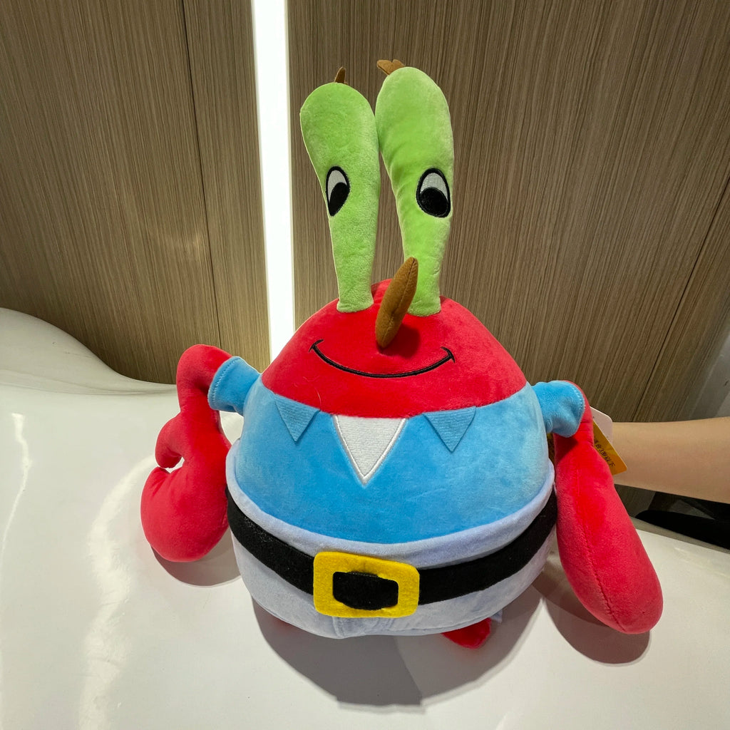 Genuine Anime Spongebob Squarepants Patrick Star Squidward Eugene H. Krabs Gary Kawaii Cartoon Stuffed Plush Toys Birthday Gift