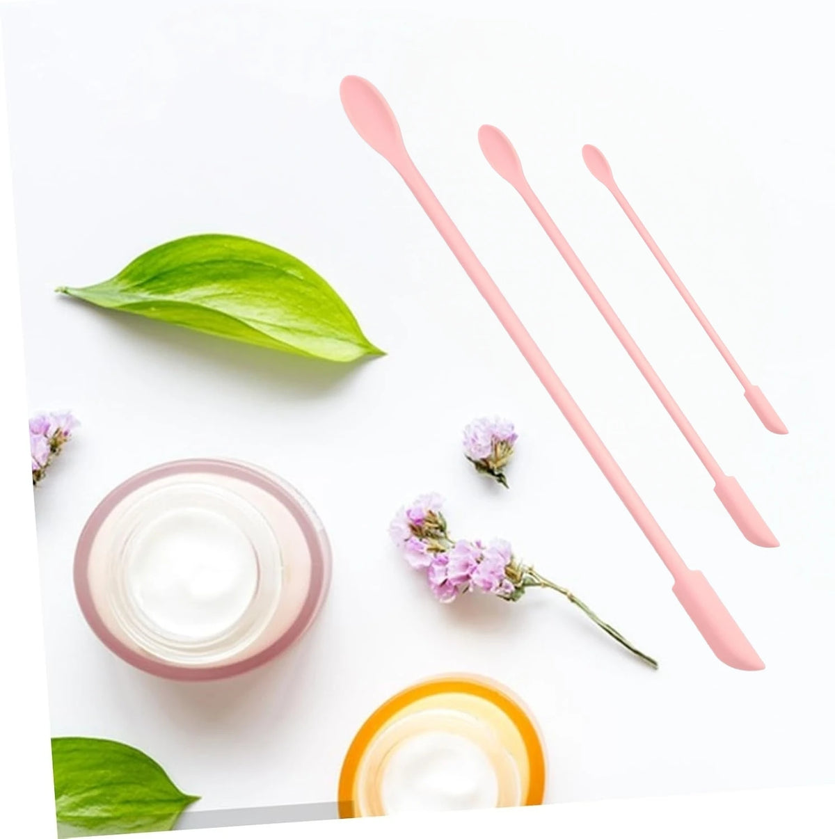 Mini Cosmetic Spatula Set – 3-Piece Lotion & Cream Scrapers