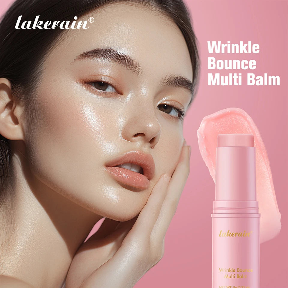 Pink Hydrating Stick Deep Hydrating Facial Skin Multi-functional Long-lasting Brightening Smooth Wrinkle Stick Skin Care Makeup