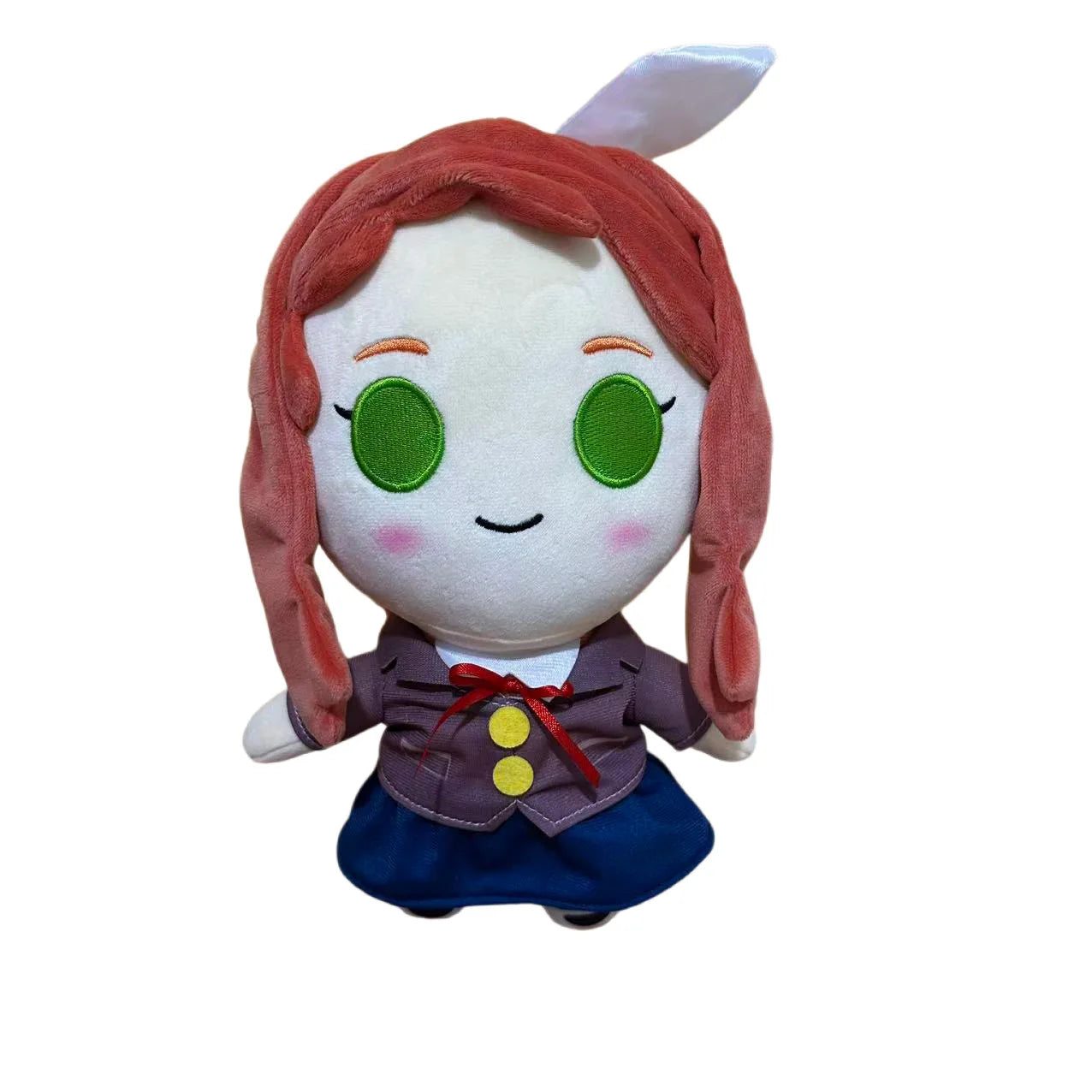 DDLC Doki Doki Literature Club Plush Toys Anime Monika Natsuki Sayori Yuri Stuffed Doll Kawaii Cotton Soft Plushie For Kids