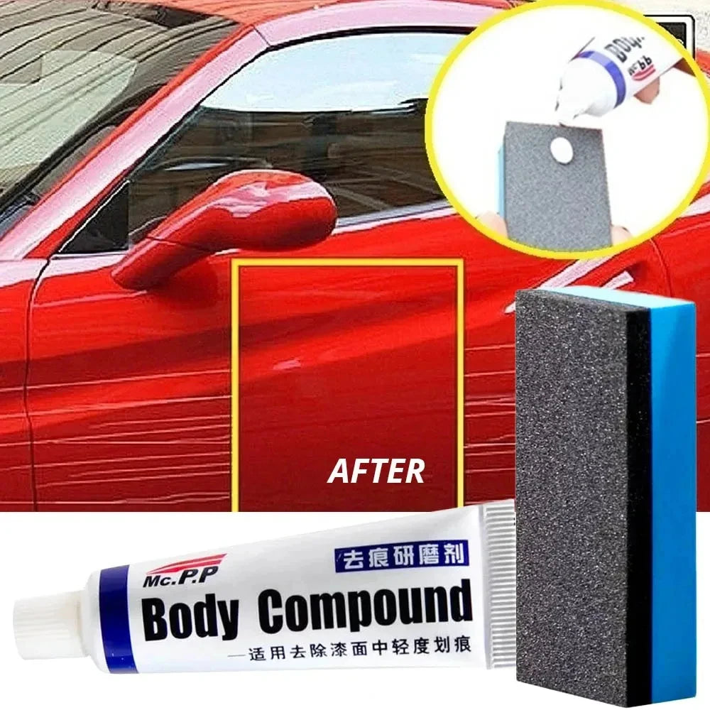 1set Car Scratch Remover Paint Care Tools Auto Repair Polishing Auto Body Compound Paste Paint Repair Kit Auto Accessories