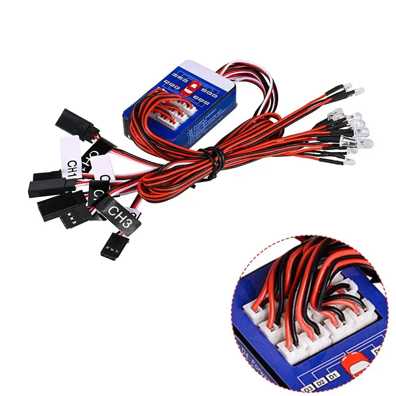 The remote control model car lamp group TAMIYA rc car lamp simulation linkage third channel controllable turn signal