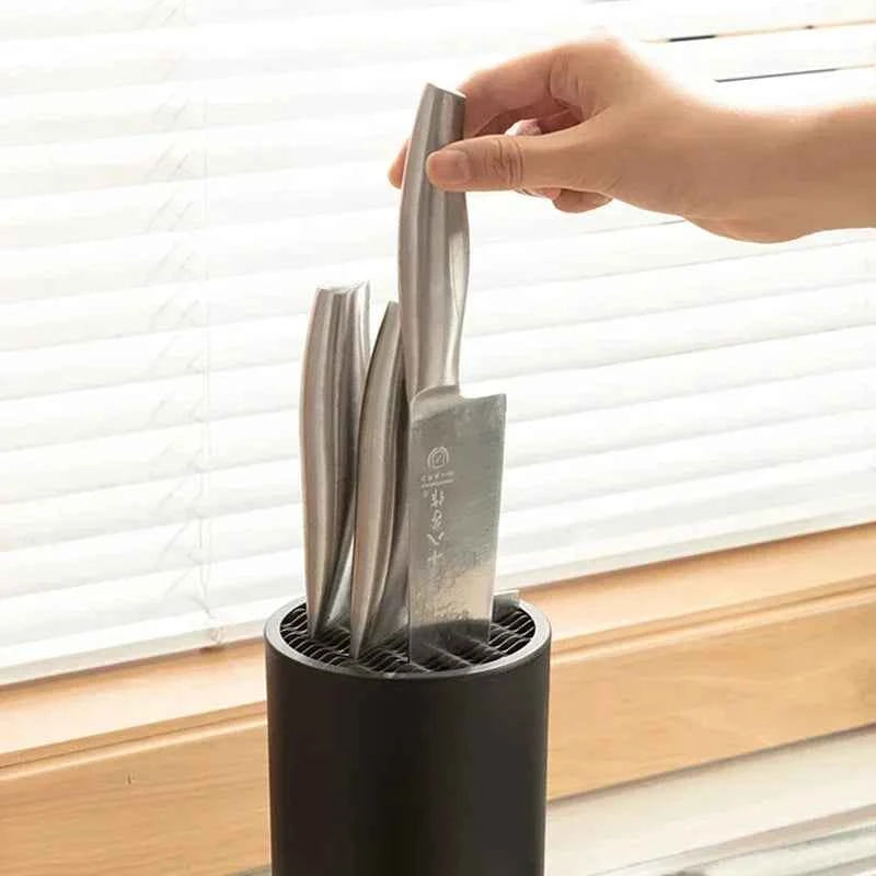 Kitchen Tools Stand for Chef's Knife, Knife Block, Storage Tank Holder, Kitchen Accessories, Household Tools, 1Pc
