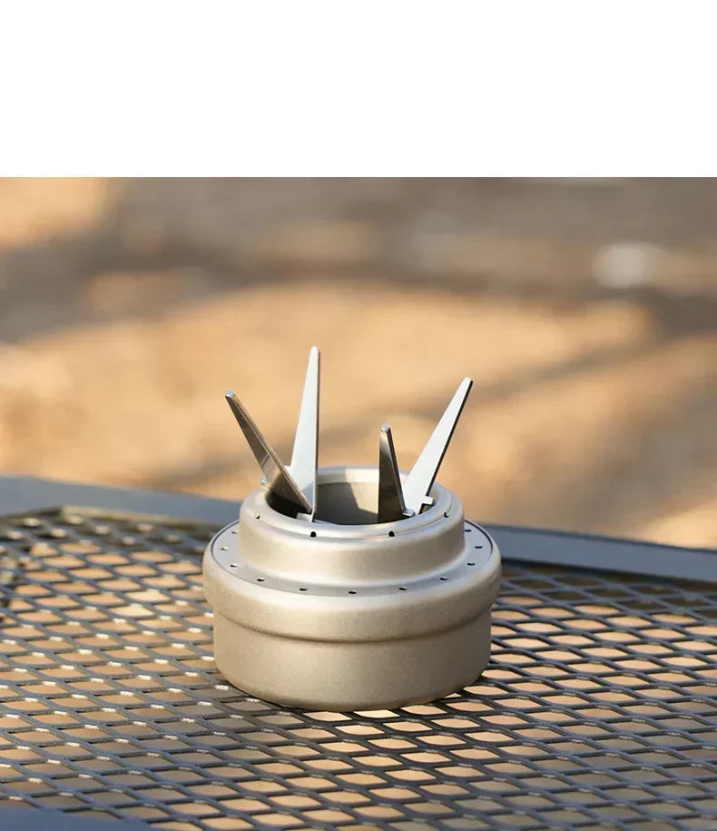  Alcohol Stove Pot Stand Portable Water Kettle Holder Detachable Four-corner Kettle Bracket Outdoor Camping Accessories Tool