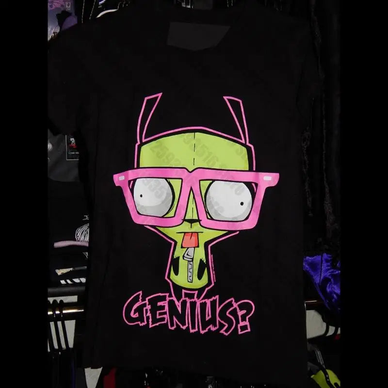 Women's T-shirt Harajuku anime Y2k Graphic Print Short Sleeve Tee Top Clothes Fashion Vintage Streetwear O-Neck T-shirts Summer
