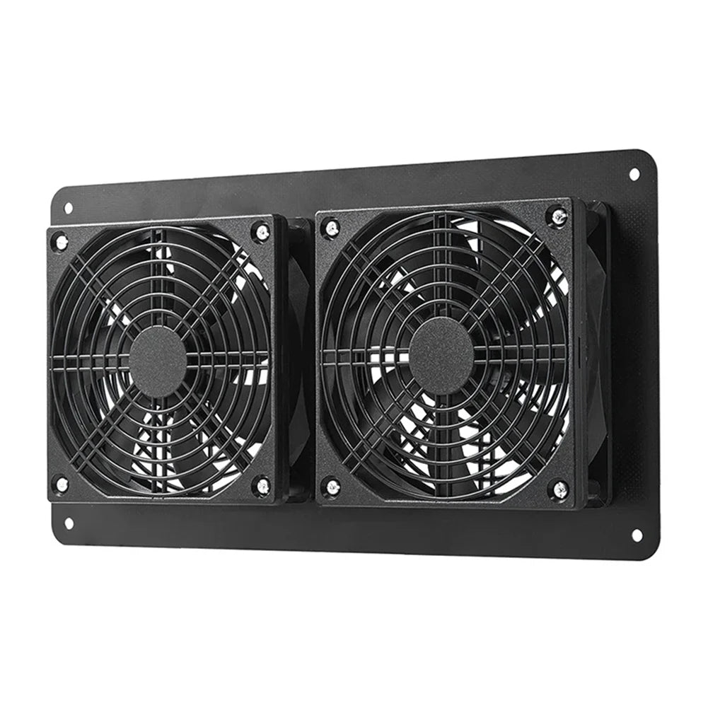 Cooling W Solar Panel Fan Outdoor Solar Exhaust Fan RV W Solar Panel Durability Greenhouses Exterior Laminated Chicken Coops
