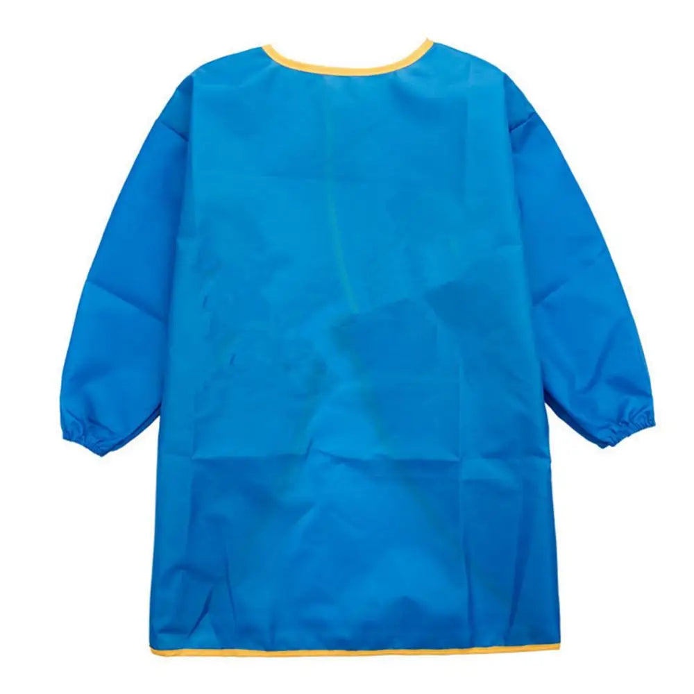 Solid Color Baby Bibs Waterproof Long Sleeve Apron Feeding Smock Bib Kids Apron Painting Drawing Coat for Children Birthday Gift