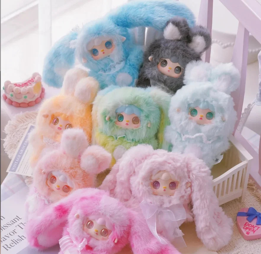Genuine Yooki Hopping Bunny Series Blind Box Cute Pendant Doll Collection Desktop Ornament Fashion Trend Gift Girl