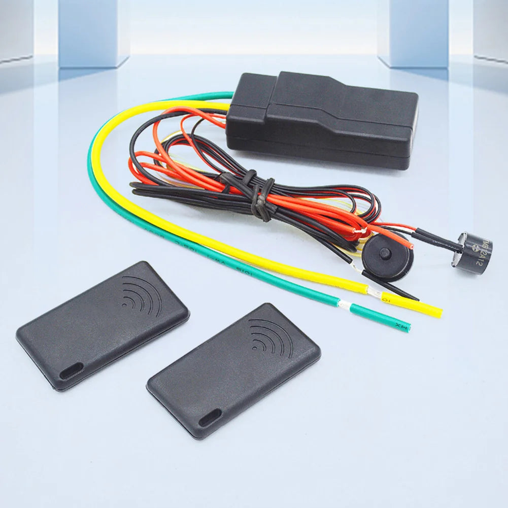 12V Car Immobilizer Auto Car Alarm Auto Intelligent Secret Lock 2-8 Meter Sensor 2.4GHz RFID Auto Hidden Lock Immobilizer Device
