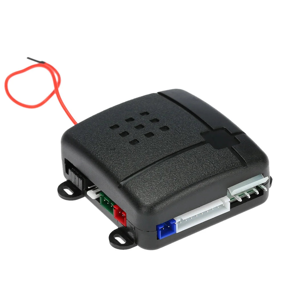 Universal Car Vehicle Security System Burglar Alarm Protection Anti-theft System 2 Remote with Siren Wiring Harness Programmable