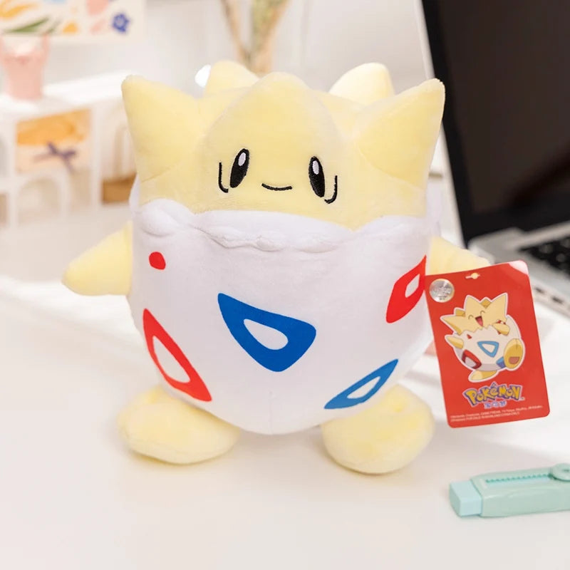Genuine Pokemon Pikachu Stuffed Doll Cute Cartoon Anime Series Gengar  Eevee Stuffed Doll Kawaii Toys Hobbies Kids Birthday Gift