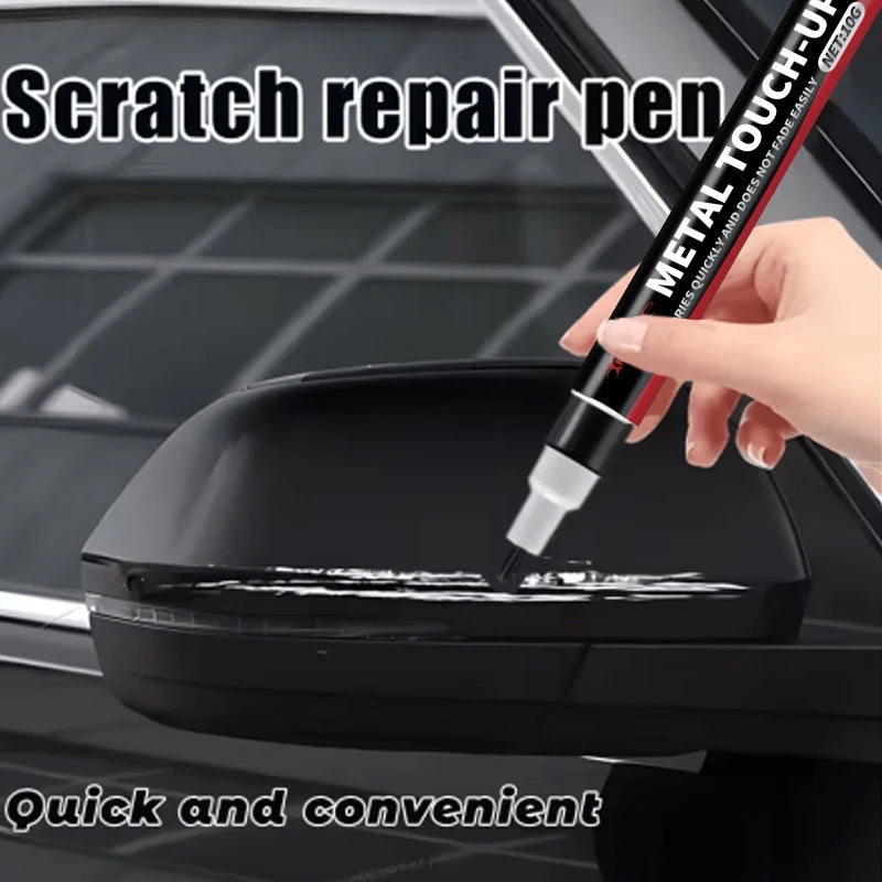 Car Paint Repair Pen, Professional-Grade Car Interior Paint Repair Pen - Black Plastic Scratch Repair Pen, Suitable for Steering Wheel, Dashboard, and Plastic Surfaces - Car Maintenance, Interior Restoration, Dashboard Refurb