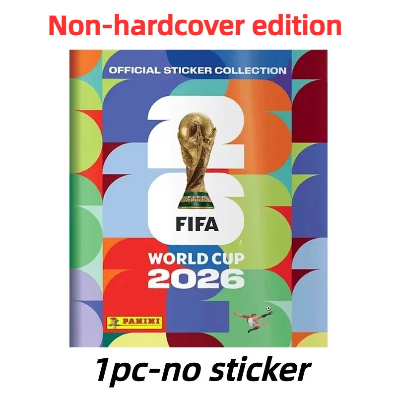 Genuine Panini FIFA 2026 Official Licensed Sticker Collection Full Box with Packs for Soccer Fans Album Stickers Collectors