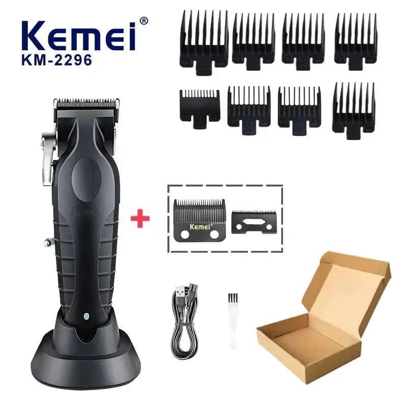 Kemei Hair Clippers Kit KM-2296 KM-2299 KM-1102 Men's Electric Hair Trimmer Machine Professional Hair Cutting Machine Clipper