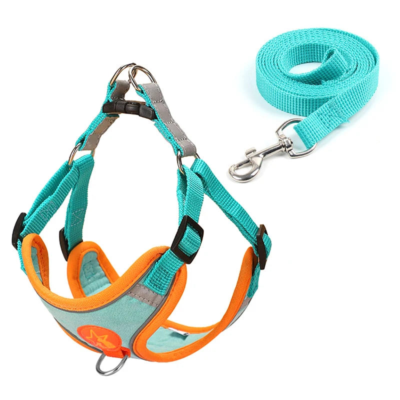 No-Pull Reflective Dog Harness with Soft Breathable Mesh