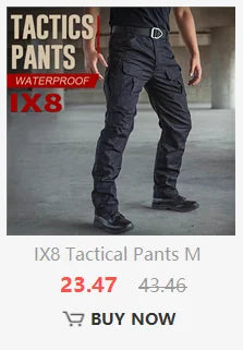 High Quality Men's Tactical Pants Arisoft Waterproof Multiple Pockets Cargo Pant Men Clothing Tooling Trousers A2F311