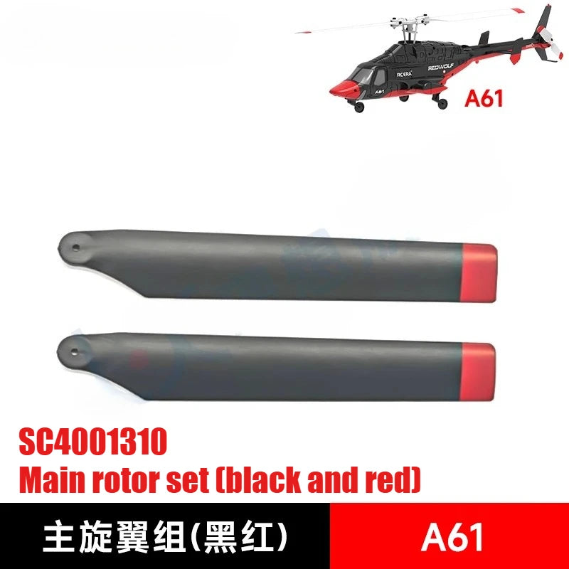 RC ERA A61 RC Helicopter Simulation Original Spare Parts Complete Set Chassis Main Frame Remote Control Blade Receiver Motor