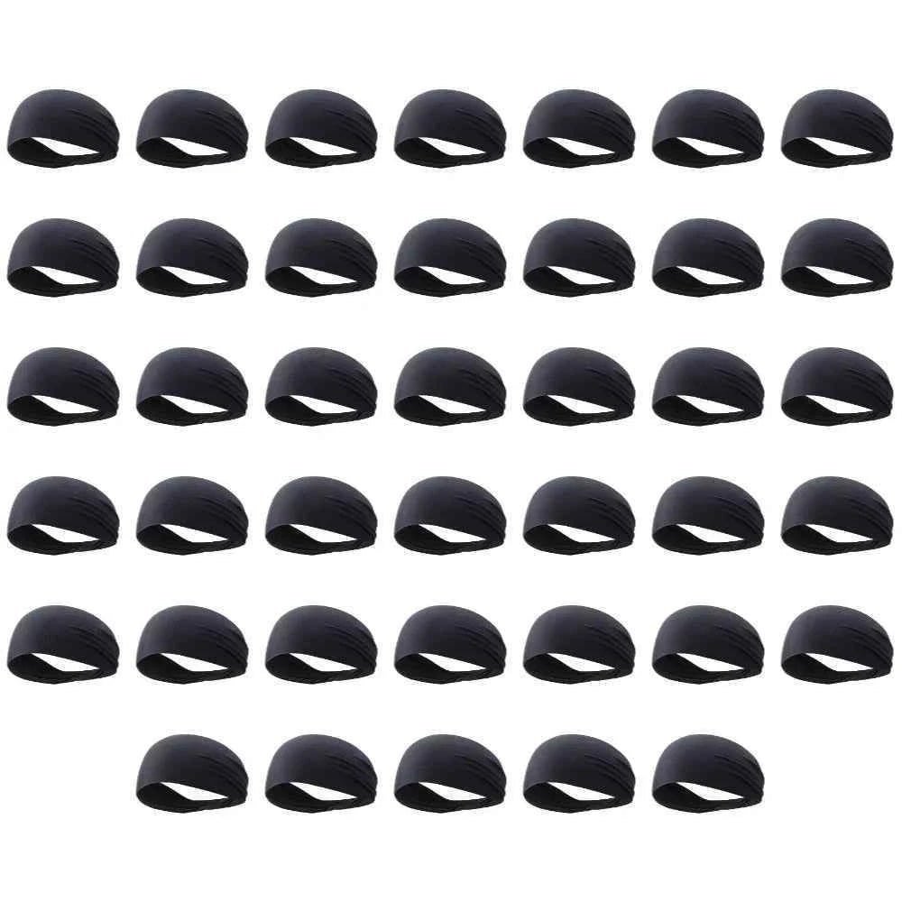 Elastic Sports Headbands Sweat Absorption Headdress Quick Dry Workout Headband Anti-slip Breathable Sweatbands for Yoga Running