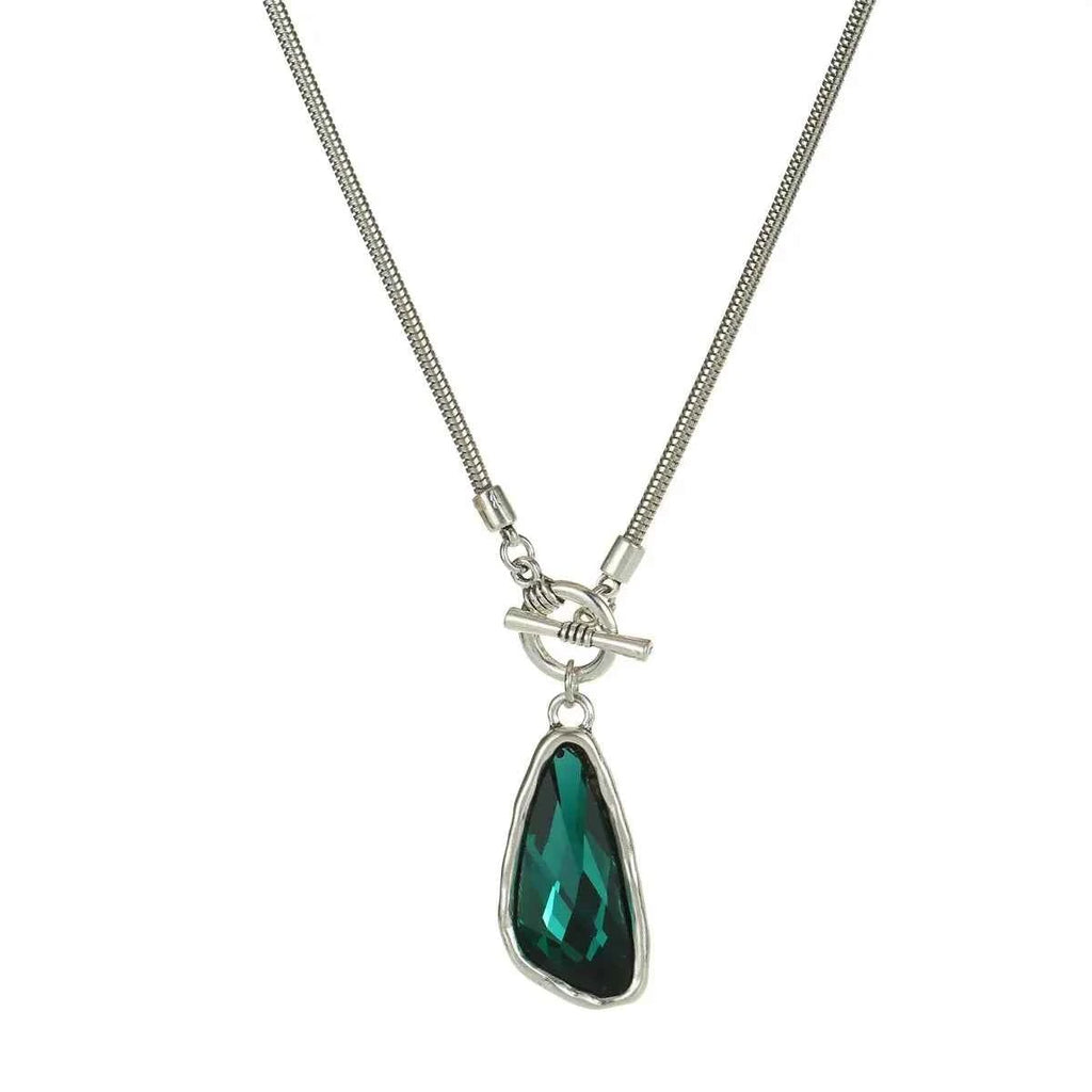 1 Simple And Personalized Long Heterosexual Oversized Irregular Crystal Talisman Sweater Chain Necklace