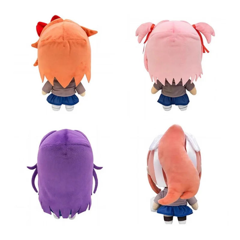 DDLC Doki Doki Literature Club Plush Toys Anime Monika Natsuki Sayori Yuri Stuffed Doll Kawaii Cotton Soft Plushie For Kids