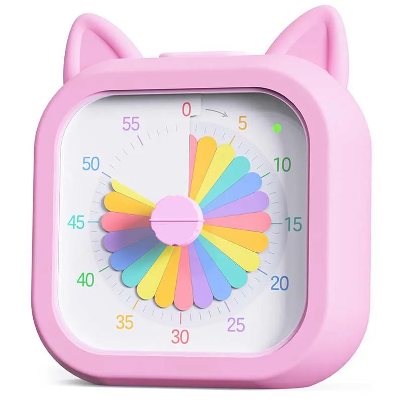 Kids Timer Self Discipline Device Visual Time Management Tool 60 Minutes Countdown Students Study Homework Focus Learning Clock