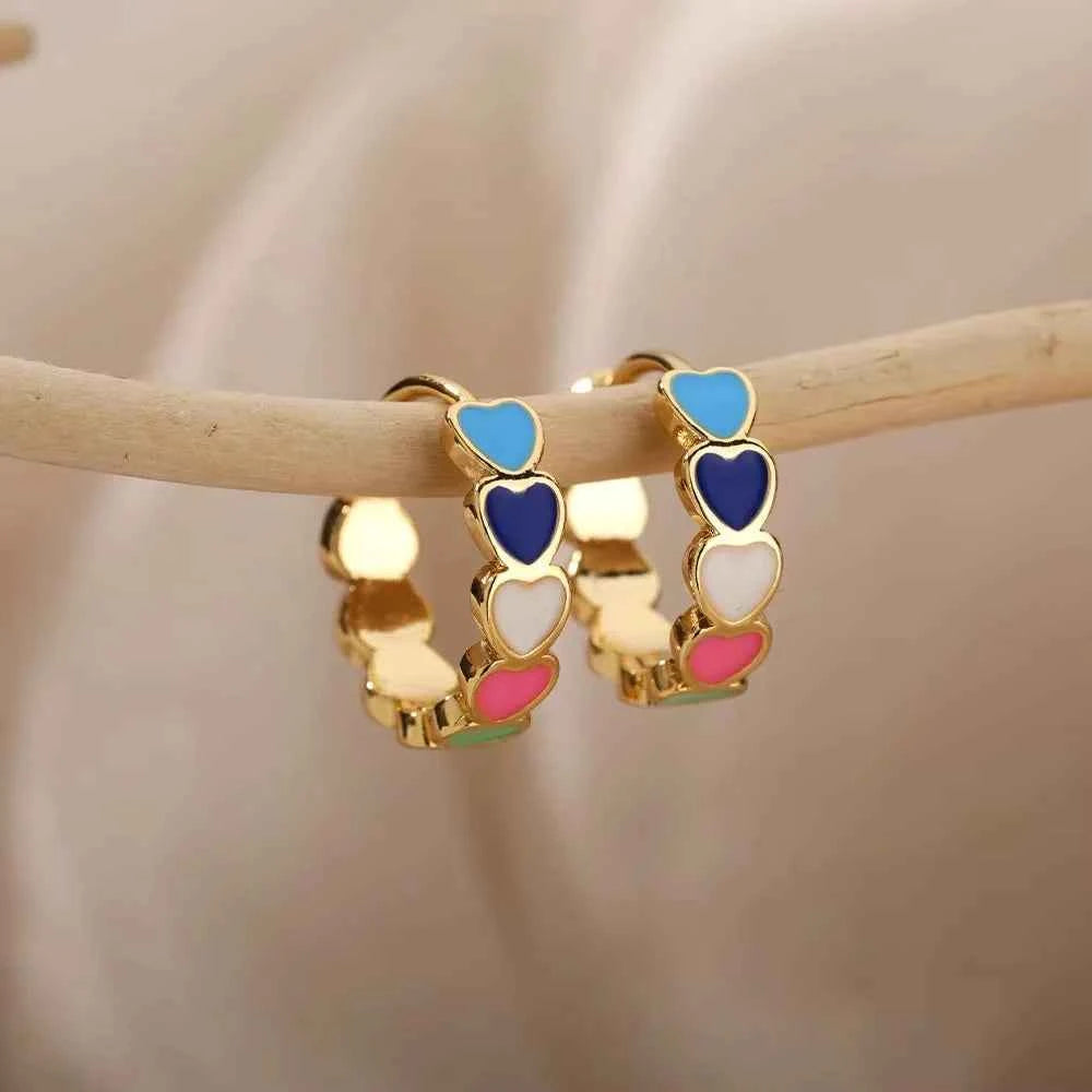 Crystal Fruit Cherry Drop Earrings For Women Stainless Steel Pink Cherry Earring Femme Fairy Fashion Boho Jewerly Gift 2023