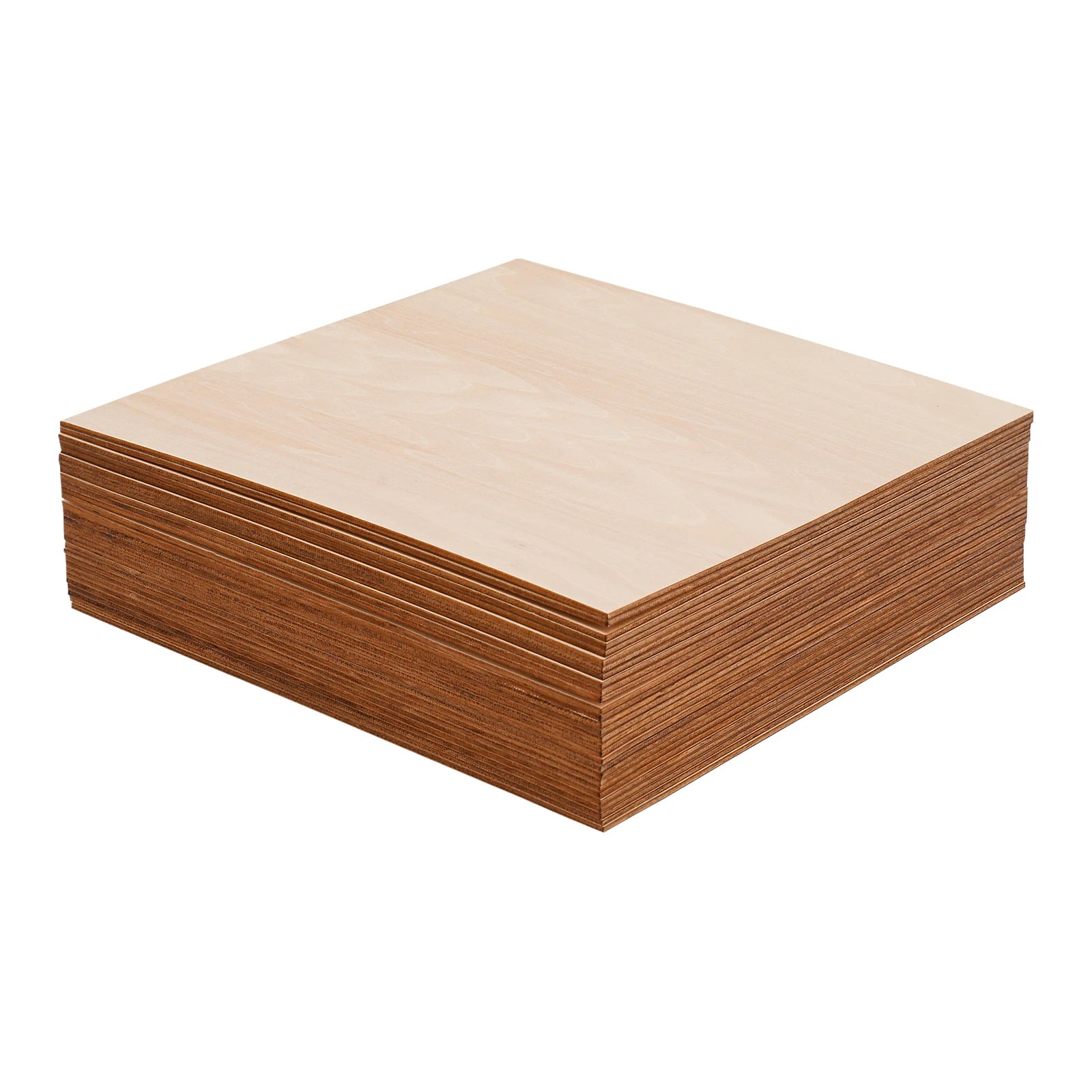 30Pcs Basswood Sheets 3mm Thick, 30x30cm/40x40cm Board for Wood DIY Home Decor, Square Blank Wooden Plywood Panels for Engraving