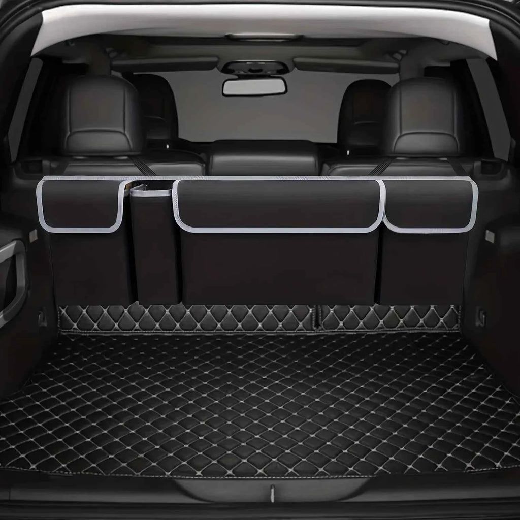 Versatile Oxford Cloth Car Trunk Storage Bag Rear Seat Back Hanging Vehicle Organizer Box for Automobile Interior