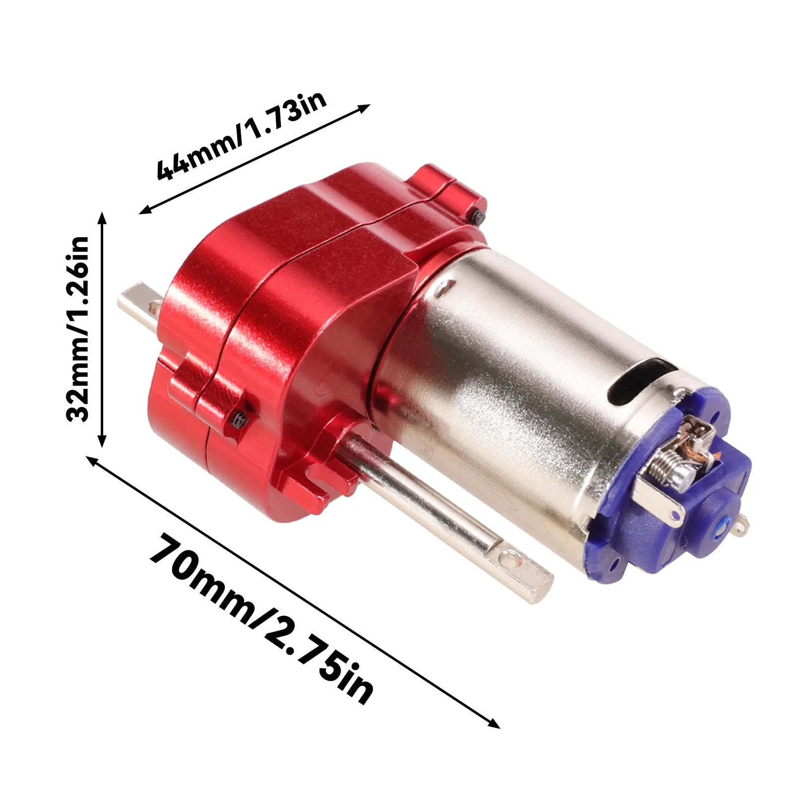 Metal chassis pull rod shock absorber transmission shaft 370 gearbox assembly For MN82 LC79 82S 82Por 1/12 RC Car Upgrade Parts