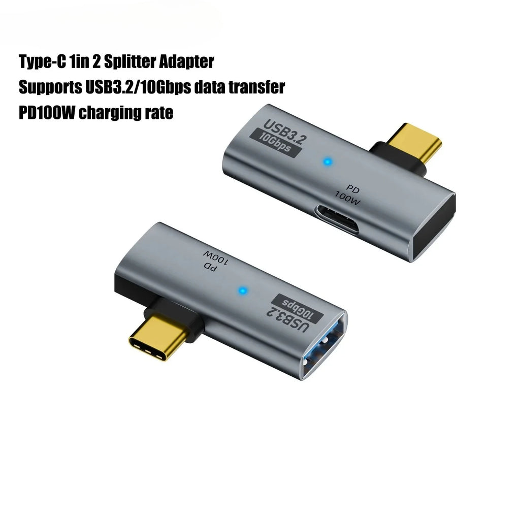 USB C Headphone and Charger Adapter 1 in 2 out Type C Audio Adapter with PD100W Fast Charging USB C Splitter for Iphone 15/16