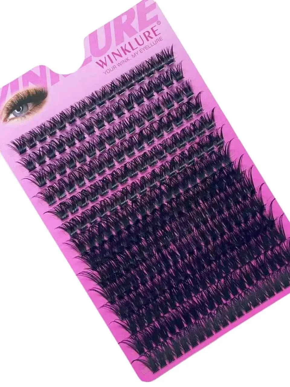 DIY D Curl False Mink Eyelash Clusters 60D Pack