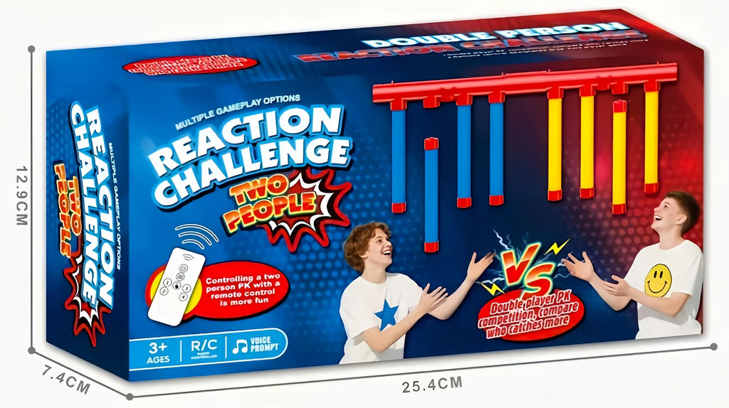 2-Player Challenge Falling Sticks Game for Training Reaction Ability Party Games Educational Parent-Child Interactive Toy Sports