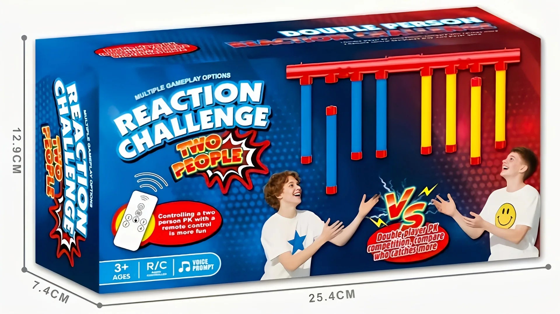 2-Player Challenge Falling Sticks Game for Training Reaction Ability Party Games Educational Parent-Child Interactive Toy Sports