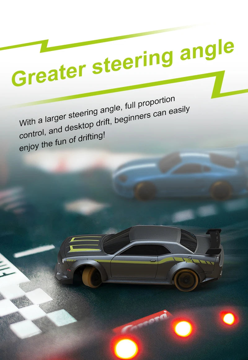 Turbo Racing 1:76 C65 Limited Edition Drift RC Car With Gyro Radio Full Proportional Remote Control Toys RTR Desktop Toys