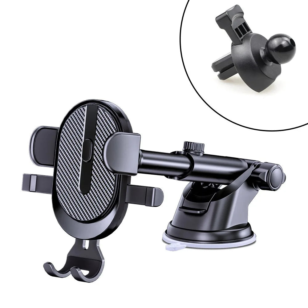 Universal Dashboard Car Phone Holder Multi-Functional 360 Rotating GPS Navigation Air Vent Mount Sucker Bracket Car Phone Mount