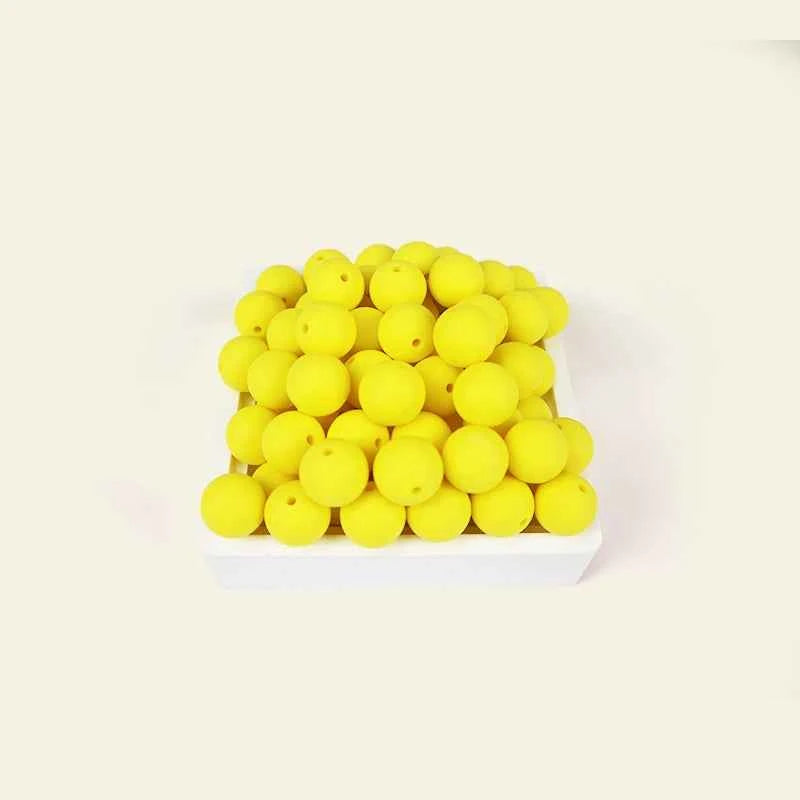 12mm Siilcone Round Beads 100/50/20Pcs For Jewelry Making To Make Bracelets DIY Keychain Necklace Jewelry Accessories BPA Free