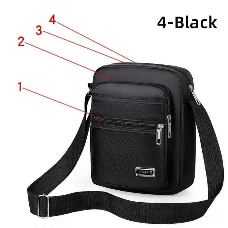 Brand New Men Crossbody Bags Male Nylon Shoulder Bags Boy Messenger Bags Man Handbags for Travel Casual Large Satchel Grey